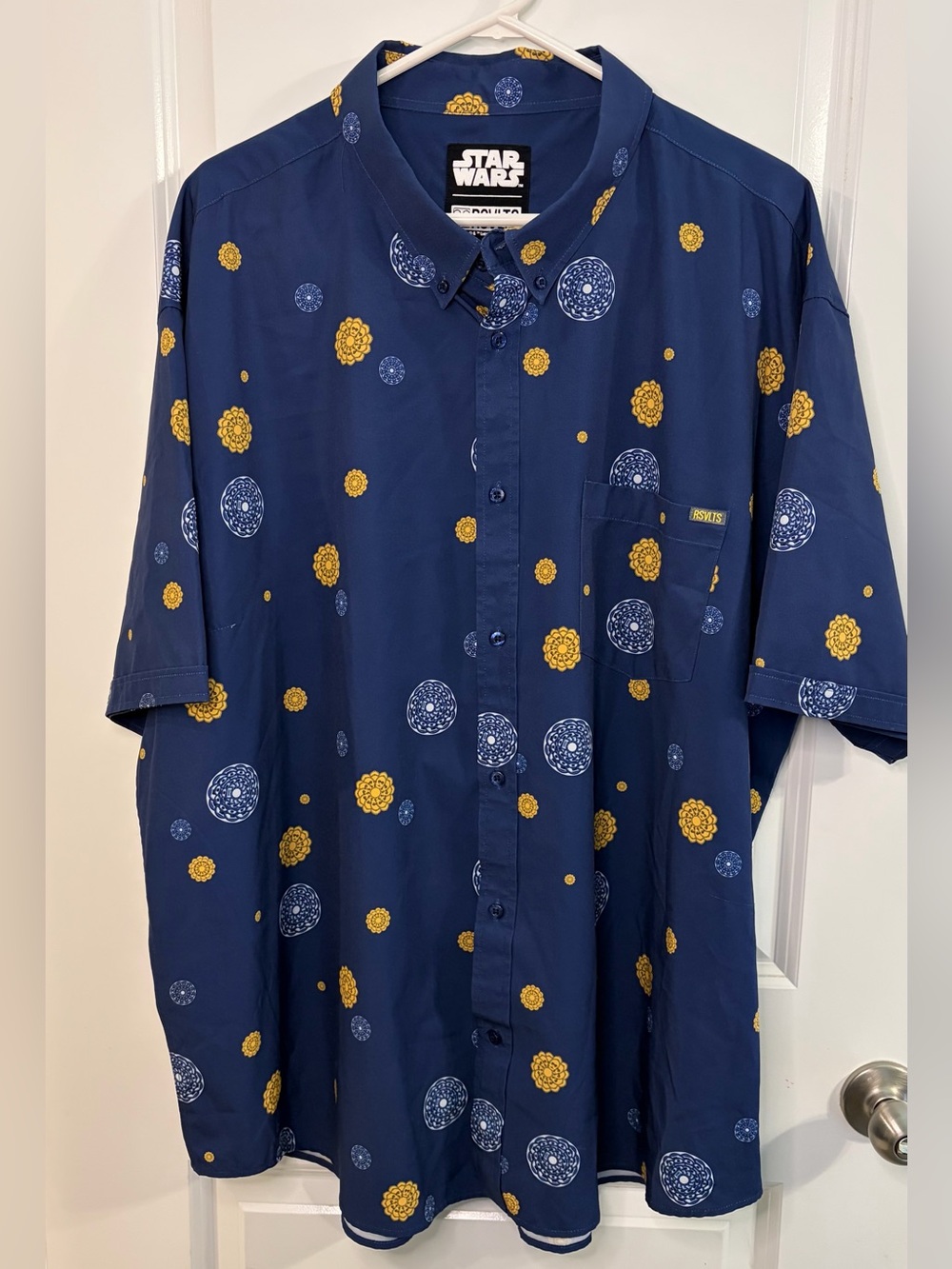 RSVLTS Star Wars "The Droids You're Looking Fleur" 3XL Short Sleeve Kunu READ